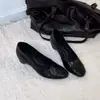 Versión de piel de oveja~Estilo vintage, cuero genuino, zapatos planos simples para el trabajo y para ir a la oficina para mujer, sin cordones, con aumento de altura interior, suela blanda, versátiles