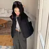 Colete acolchoado estilo coreano com 90% de plumas de pato branco e gola alta para mulheres, design de moda inverno 2026, listrado tridimensional, quente e emagrecedor