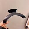 Nuevo Clip Metálico de Arco de Gama Alta para Cabello Cola de Caballo Clip Tiburón para la Parte Trasera de la Cabeza Clip Refinado para el Peinado Estilo Coreano