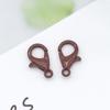 Fivela de metal para colar cor de macaron, cor de doce, pintura, corrente lagosta, chaveiro, pingente de mala, acessórios DIY