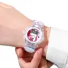 Nuevo reloj electrónico ovalado de dibujos animados para niños, reloj con luces intermitentes de colores, reloj electrónico musical, fabricantes al por mayor