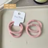 2 Diademas de Felpa Básicas Versátiles Montadas en Tarjeta, Bolas para Coletas Simples, Suaves y Muy Elásticas, Diademas para Mujer