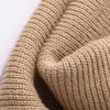 Fábrica de origen venta directa tejido de lana de aguja gruesa doble punto grueso suave tejido de punto de lana de aguja gruesa