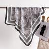 Lenço Magnolia Cachecol Feminino Imitação de Seda Novo Pequeno Lenço Quadrado Doce Lenço Impresso Cachecol Xale Proteção Solar para Todos os Fósforos
