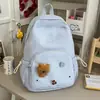 Mochila de Ombro Duplo Estilo Academia Japonesa Casual Versátil Grande Capacidade Mochila para Estudante do Ensino Médio Estudante Universitário Bolsa Escolar Feminina