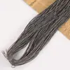 Banda elástica redonda de 0.8-2.0 mm, cordón elástico de látex colorido para joyería, manualidades hechas a mano y pulseras