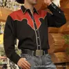 Fábrica de origen comercio electrónico transfronterizo camisa de manga larga para hombre con solapa cárdigan de un solo botón impresión digital 3D sublimación