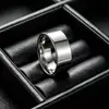 Pulsera de acero inoxidable de 8 mm letras anillo DAD anillo de acero de titanio para hombre joyería regalo del Día del Padre Explosiones europeas y americanas