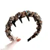 Diadema de estilo de cabello para la frente de caña alta 2026, versátil con dientes para un agarre antideslizante, diadema para lavarse la cara, colección de accesorios para el cabello para mujeres