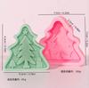 Molde de Silicona para Árbol de Navidad DIY Transfronterizo Nuevo Alce Papá Noel Adornos Hechos a Mano Molde para Vela de Aromaterapia
