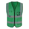 Chaleco Reflectante de Múltiples Bolsillos Ropa de Sanidad Ingeniería de Tráfico Vial Chaleco Reflectante Personalizable