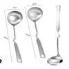 Cuchara Coladora para Sopa de Acero Inoxidable Doble Propósito Cuchara para Olla Caliente Restaurante Hogar 50/100ml Filtro con Punta Perforada Concha para Sopa