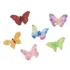 Accesorios de resina para manualidades de dibujos animados, accesorios de tamaño pequeño, mariposa translúcida, crema, pasador de pelo hecho a mano, funda para teléfono móvil, accesorios de hebilla para zapatos