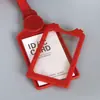 Porta Credencial de Plástico Simple, Insignia de Trabajo para Empleados, Etiqueta de Nombre con Cordón, Porta Tarjeta Retráctil para Estudiantes del Campus, Porta Tarjeta de Comida