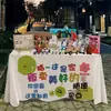 Mantel de tela para colgar en el mercado, tela de promoción en el suelo, publicidad, puesto callejero de mercado nocturno, tela para puesto, mantel de picnic, adornos, productos de uso diario de celebridades de internet
