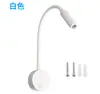Venta caliente transfronteriza lámpara de cabecera para lectura interior lámpara de manguera lámpara de cuello de cisne 3W lámpara de pared para lectura cableada