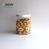 Bote cuadrado para snacks de 1350ml Bote para galletas Bote sellado de plástico transparente con tapa de cristal Bote para alimentos Cubo de plástico de almacenamiento