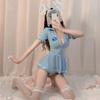 Ropa interior sexy Yurui traje de uniforme de conejita sexy para juego de rol falda de una pieza tentación una generación de cabello