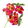 Ramo de Flores Artificiales Realistas de Alta Gama, Pensamientos, Phalaenopsis, Flores Falsas para Decoración de Paisajismo, Adornos y Accesorios de Amazon, Transfronterizo
