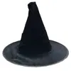 Halloween lolita chapéu de bruxa chapéu de bruxa retrô chapéu de bruxo preto chapéu de bruxa para cosplay chapéu de bruxa
