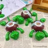 Brinquedo Tartaruga Saltitante Arroz Dourado, Formato de Tartaruga Desenho Animado Doce, Boca que Abre Ativada por Pressão, Brinquedo Educacional para Alívio de Estresse para Crianças