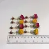 Pendientes originales de flor de circonita dulce de ultra-hada, elegantes pendientes de flor de rosa de perla de estilo antiguo de alto valor al por mayor
