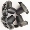 Colección de Accesorios para Bastones de Trekking de Exterior, Cubre Pies para Punta de Bastón, Cubre Puntas de Bastón, Muletas, Cubre Pies de Plástico con Espaciadores Metálicos en el Interior