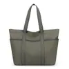 Bolsa Tote de Nylon de Grande Capacidade Portátil Estilo Coreano para Deslocamento Bolsa de Tecido Casual Leve Simples para Trabalho Bolsa de Ombro Bolsa de Viagem