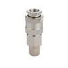 Conector Rápido Tipo C Autocierre Macho y Hembra Neumático Micro Estilo Americano Tubo de Oxígeno Tubo de PU Rosca Bomba de Aire Conector Rápido