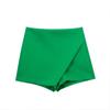 Ropa Europea y Americana de Verano Estilo Europeo y Americano Pantalones Casuales Culottes Asimétricos de Cintura Alta Multicolores En Stock a Largo Plazo en Grandes Cantidades