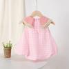 La Ropa de Verano es Linda y Súper Dulce 2025 Nuevo Estilo Dibujos Animados Bebé Niña Súper Linda Sandía Infantil Sin Mangas Ropa de Verano