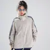 Roupa de Proteção Solar Feminina para Casal, com Três Listras, UPF50+, Resistente a UV, Absorvente de Umidade, Estilo Esportivo, Roupa de Proteção Solar Feminina da Moda