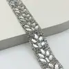 Cinta de Pedrería, Adhesivo Posterior, Código de Barras, Materiales para Zapatos, Bolsas, Vestidos, Accesorios de Joyería DIY, Ropa con Diamantes de Fusión Caliente, Fabricantes Mayoristas