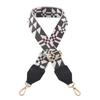 Bolso de hombro ajustable de estilo nacional con correa de hombro ensanchada, bolso cruzado de 5 cm de grosor con accesorios de bricolaje