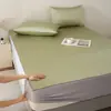 2026 Novo Modelo Classe A Seda de Gelo Brilho d'Água Lençol de Cama Refrescante Peça Única Tapete Refrescante Conjunto de Três Peças