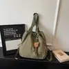 Mochila com Cordão Feminina Shuai Mijia 2026 Novo Estilo Coreano, Grande Capacidade, Bolsa de Mão e Bolsa de Ombro Leve para o Dia a Dia