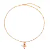 Collar de Navidad al por mayor Venta caliente transfronteriza Moda Gota de aceite Copo de nieve Campana Árbol de Navidad Colgante Collar Simple Versátil