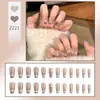 Uñas Postizas Personalizadas Pure Desire, Manicura Portátil de Alta Gama, Uñas Postizas Blanqueadoras, Uñas Portátiles, Uñas de Manicura Terminadas