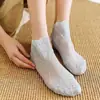 Calcetines de encaje para mujer, primavera y verano, finos, estilo japonés, bonitos, de malla transpirable, calcetines de moda, calcetines náuticos de encaje.