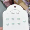 Joias para Nail Art em Resina Gelo Laço Transparente Joias para Unhas DIY Brincos Capa de Celular Acessórios Vestíveis para Unhas