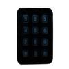 Venta directa cerradura de puerta inteligente negra con huella digital panel de vidrio templado hogar táctil panel de vidrio templado vidrio para ventana