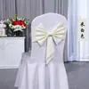 Funda Elástica Floral para Silla sin Atar con Lazo, Universal Engrosada para Hotel Banquete Boda
