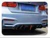 Adequado para BMW Série 3 Lip Traseiro F30F35 Parachoque Traseiro M3 Modificado Lip Traseiro Estilo V com Luzes e Kit de Contorno Grande