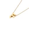 Nuevo Collar de Moda Europea y Americana Brillante para Mujer Cassia Colgante de Acero de Titanio Collar con 26 Letras Mayúsculas Inglesas