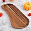 Ventas Directas de Fábrica Madera de Acacia Preferida Tabla para Sushi Pizza Pan Plato de Cena Tabla de Cortar Bandeja Venta al por Mayor