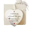Bestseller transfronterizo Decoración de Amistad en Forma de Corazón Adorno de amistad acrílico 2D