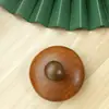 Peine Meridiano de Sándalo Dorado, Peine Tapa Olla, Juego Completo de Peines para Masaje Capilar, Cepillo de Madera para Lavado de Cabello, Masajeador para el Cuidado del Cabello, Gua Sha