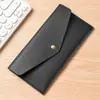 Nova Carteira Feminina Longa Fina Bolsa de Mão Simples e Fashion Grande Capacidade Couro Macio Porta-Cartões Bolsa para Celular Carteira