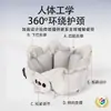 Novo Travesseiro Inflável em Forma de U para Viagem, Travesseiro de Seda Gelada Portátil para Pescoço, Travesseiro de Viagem para Dormir em Trem de Alta Velocidade e Avião, Suporte Inflável para Pescoço
