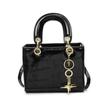 Bolsa Quadrada Pequena Estilo Coreano 2025 Primavera e Verão Nova Bolsa de Ombro de Moda High-End Bolsa Transversal Simples